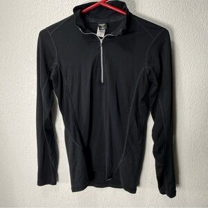 Patagonia Mens Performance Baselayer 1/4 Zip Long Sleeve Black S Utility Outdoor